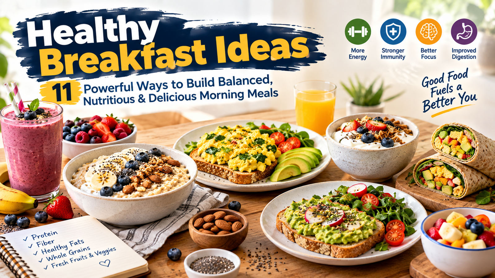 High Protein Meal Prep Healthy Breakfast Ideas