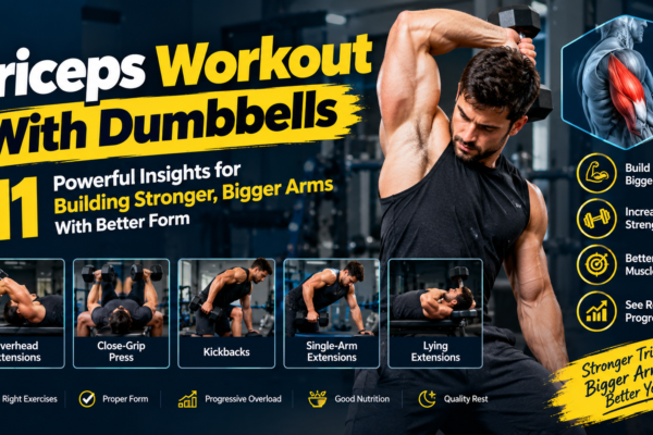Triceps Workout With Dumbbells