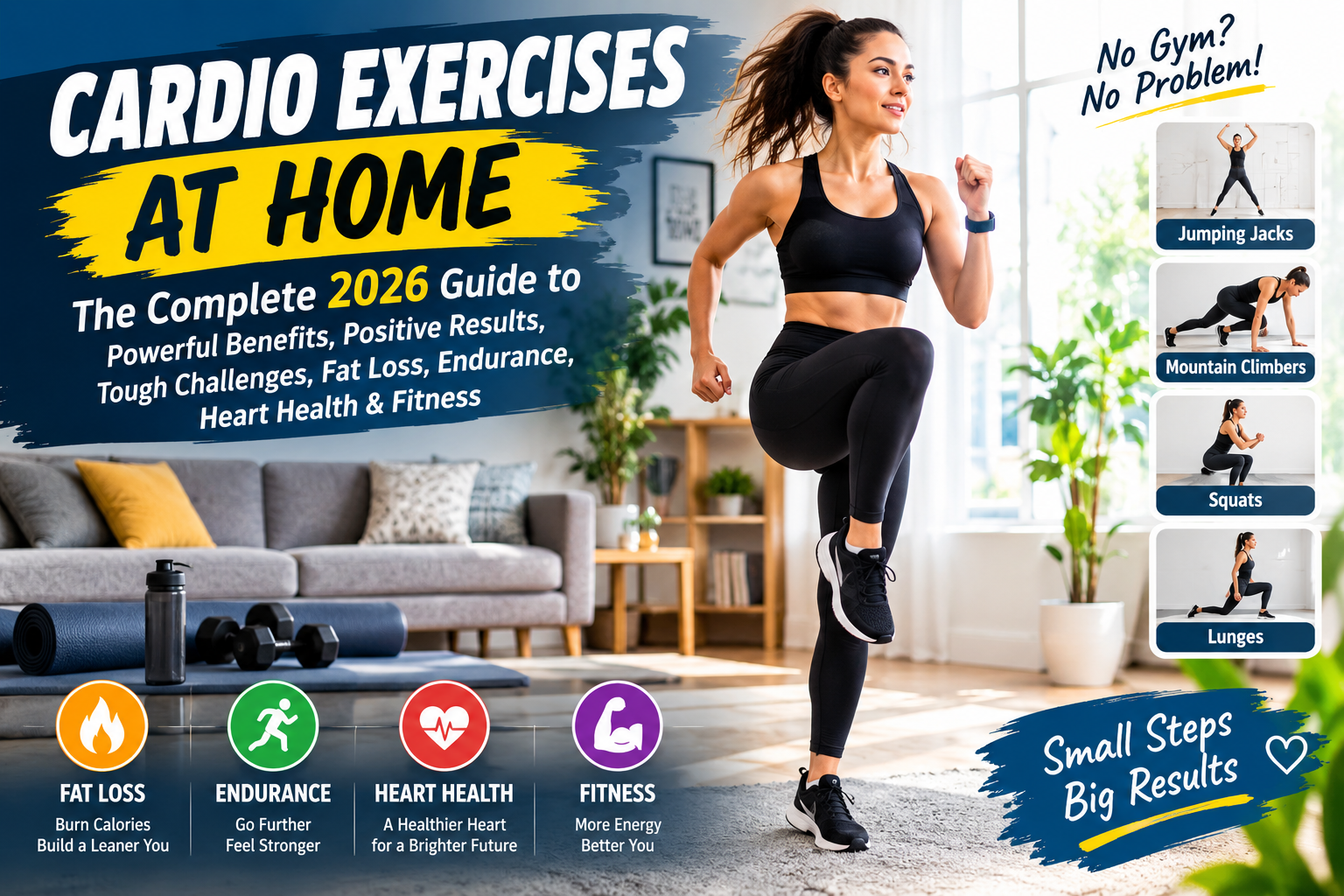 Cardio Exercises at Home Cardio Exercises at Home