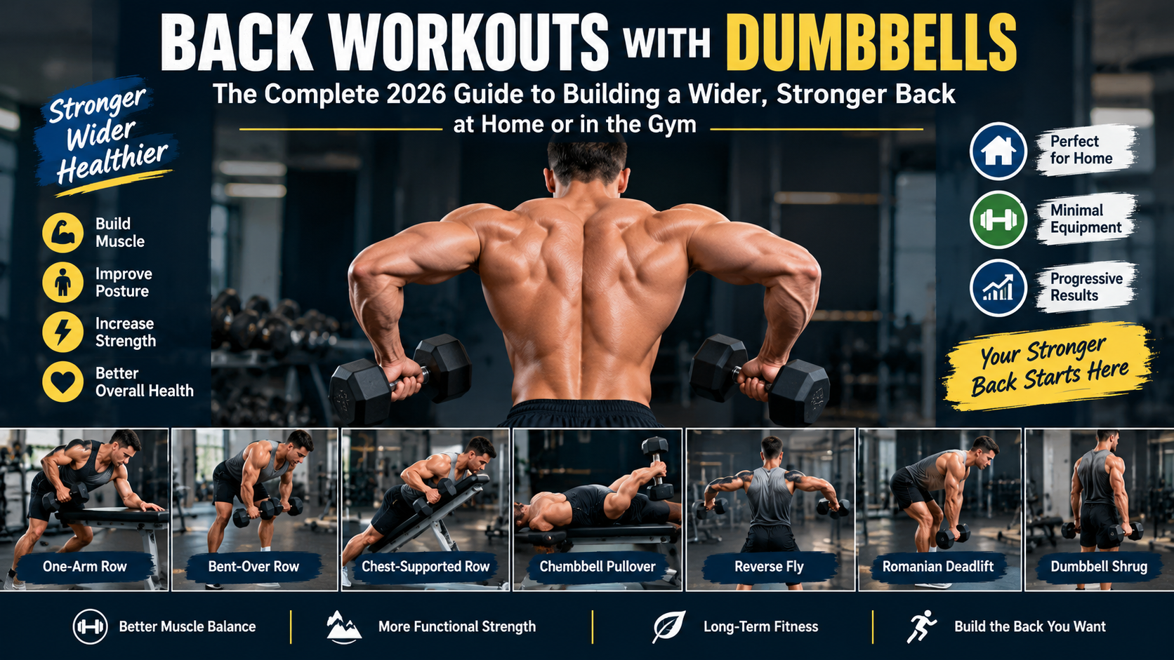 Back Workouts With Dumbbells Back Workouts With Dumbbells